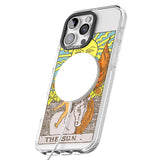 iPhone 16 Pro Max Personalised The Sun Tarot Card - Colour Black Impact Phone Case