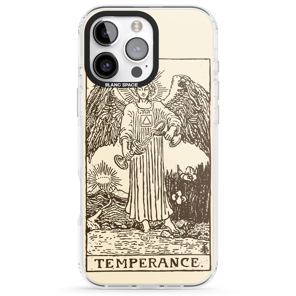 Personalised Temperance Tarot Card - Solid Cream