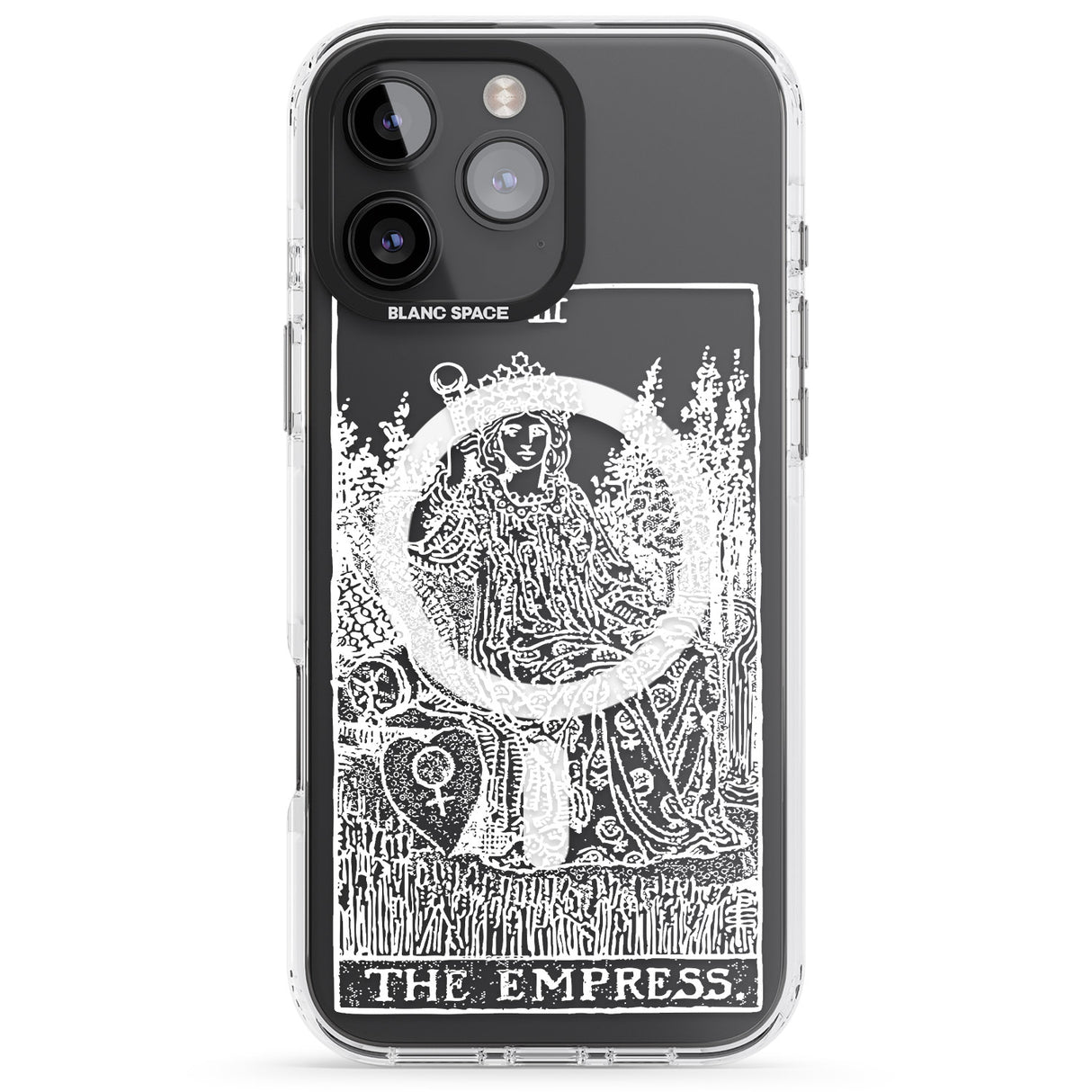 Personalised The Empress Tarot Card - White Transparent