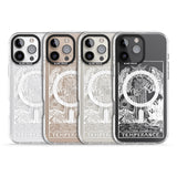 iPhone 16 Pro Max Personalised Temperance Tarot Card - White Transparent Black Impact Phone Case