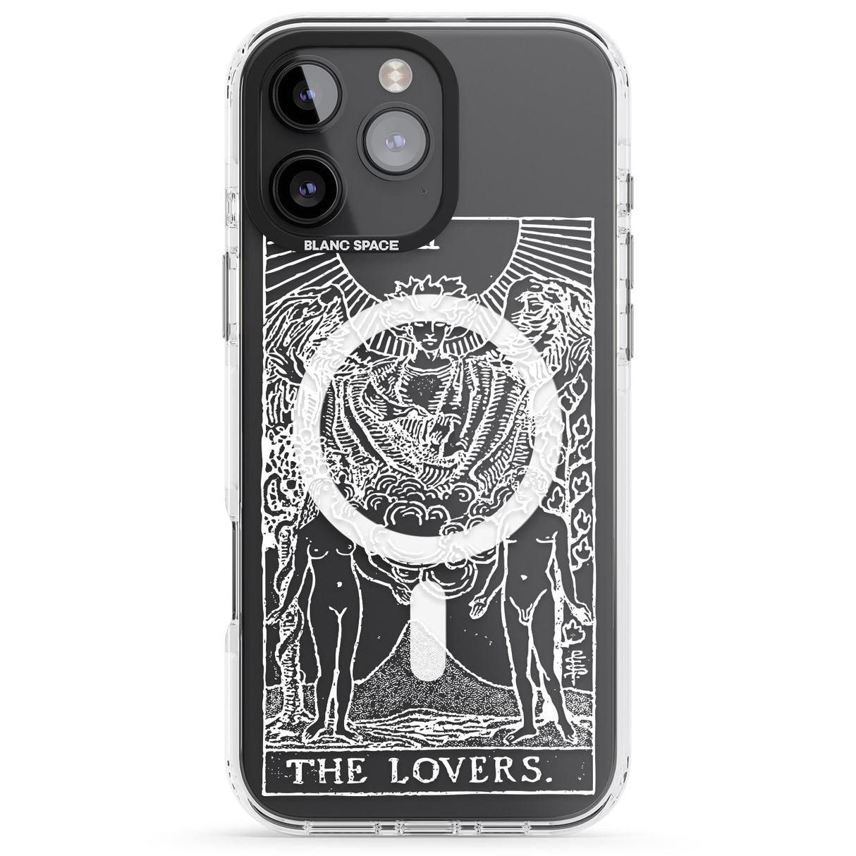 Personalised The Lovers Tarot Card - White Transparent