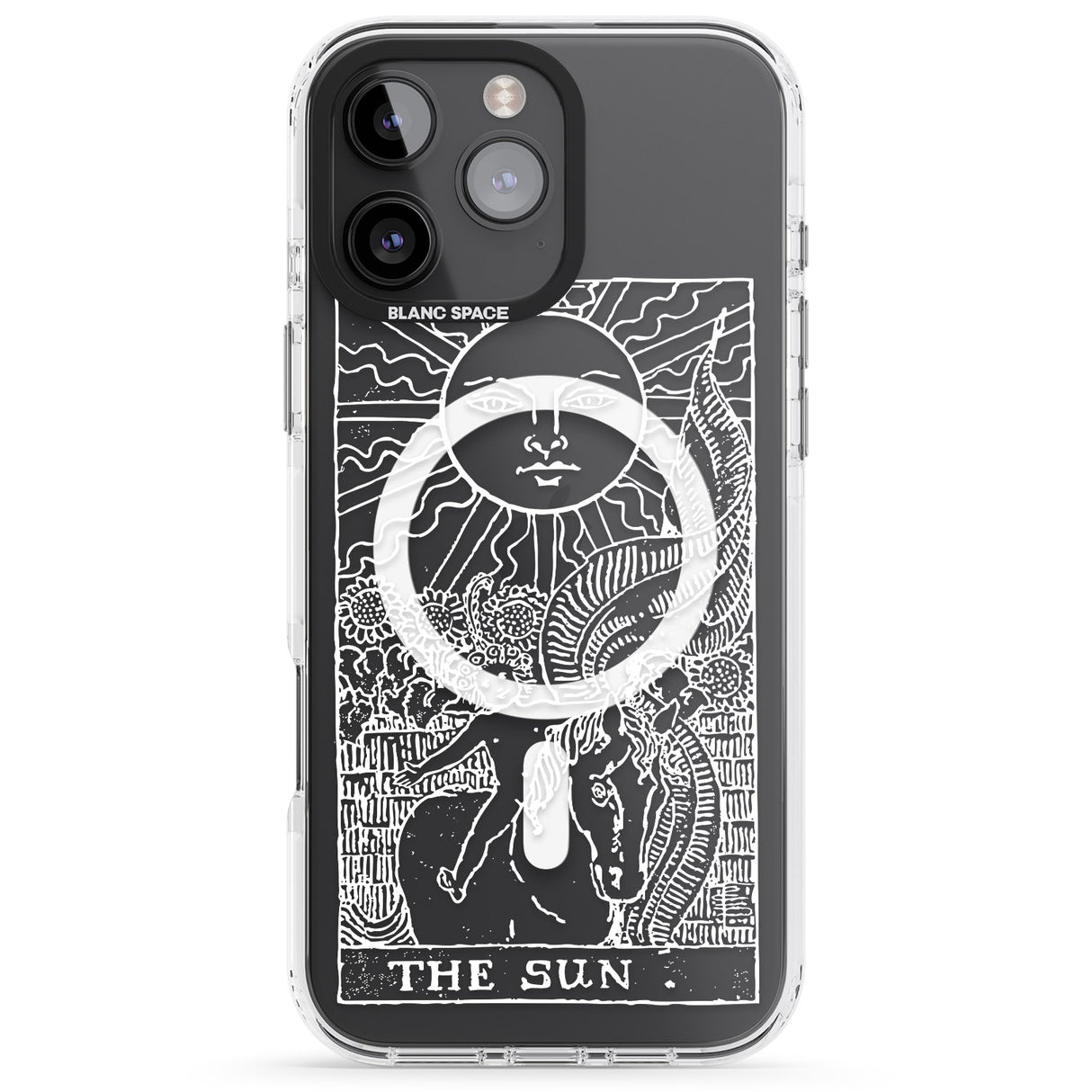 Personalised The Sun Tarot Card - White Transparent