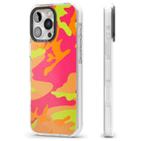 iPhone 16 Pro Max Neon Camo Black Impact Phone Case