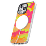 iPhone 16 Pro Max Neon Camo Black Impact Phone Case