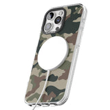 iPhone 16 Pro Max Woodland British Camo Black Impact Phone Case