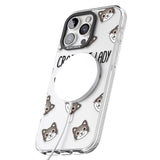 iPhone 16 Pro Max Crazy Cat Lady Black Impact Phone Case