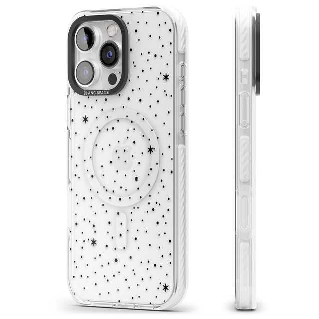 iPhone 16 Pro Max Celestial Starry Sky Black Impact Phone Case