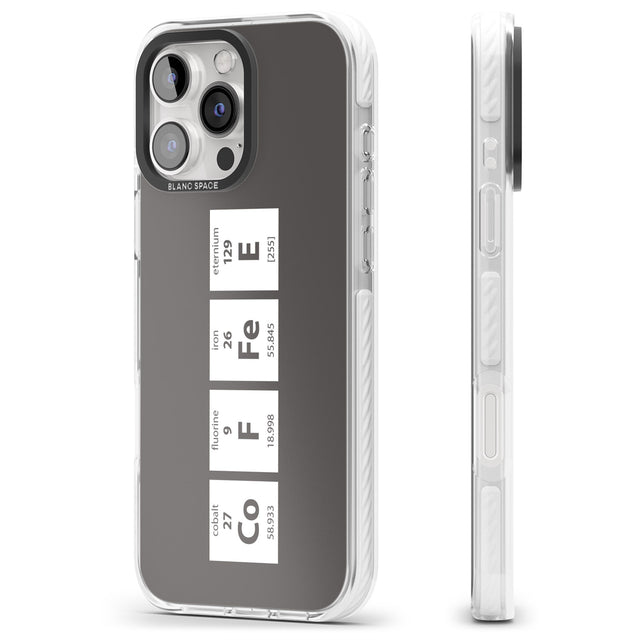 iPhone 16 Pro Max Coffee Element (Grey) Black Impact Phone Case