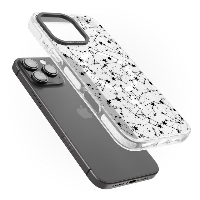 iPhone 16 Pro Max Constellations Black Impact Phone Case