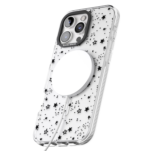 iPhone 16 Pro Max Mixed Stars Black Impact Phone Case