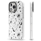 iPhone 16 Pro Max Moons & Stars Black Impact Phone Case