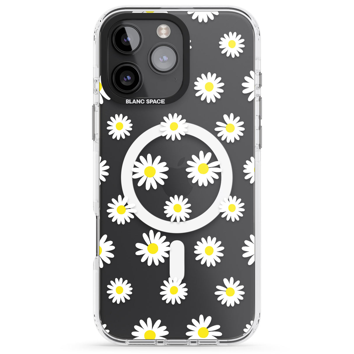 White Daisy Pattern (Clear)