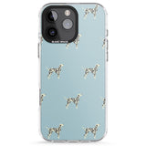 iPhone 16 Pro Max Dalmation Dog Pattern Black Impact Phone Case