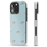 iPhone 16 Pro Max Dalmation Dog Pattern Black Impact Phone Case