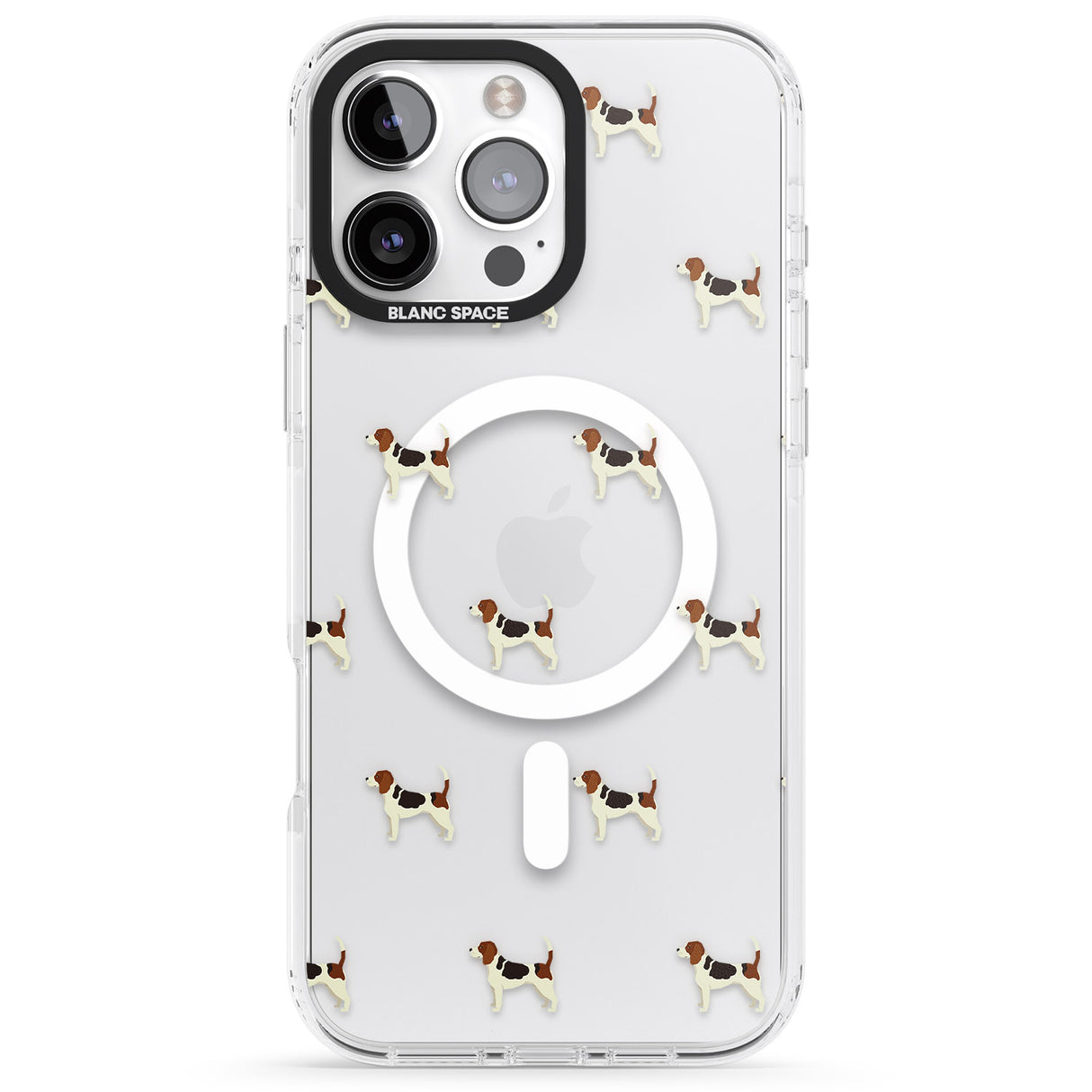 Beagle Dog Pattern Clear