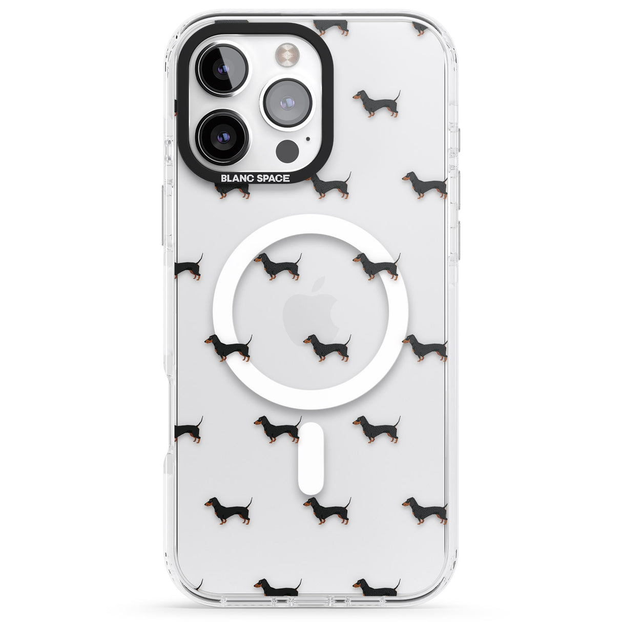 Dachshund Dog Pattern Clear