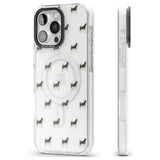 iPhone 16 Pro Max Alaskan Malamute Dog Pattern Clear Black Impact Phone Case