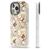 iPhone 16 Pro Max Busy Floral Mix: Transparent Black Impact Phone Case