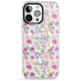 iPhone 16 Pro Max Sunday Flowers Black Impact Phone Case