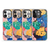 iPhone 16 Pro Max VIbrant Leaves Black Impact Phone Case