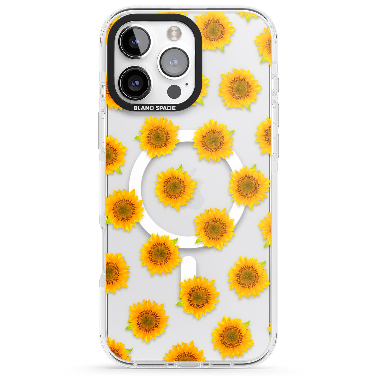 Sunflowers Transparent Pattern