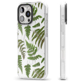 iPhone 16 Pro Max Leafy Ferns Black Impact Phone Case