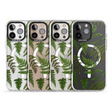 iPhone 16 Pro Max Leafy Ferns Black Impact Phone Case