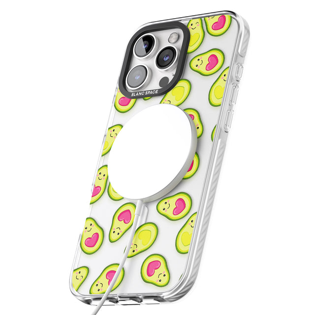 iPhone 16 Pro Max Avocado Love Black Impact Phone Case