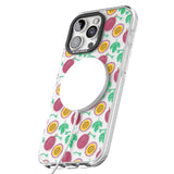 iPhone 16 Pro Max Passion Fruit Pattern Black Impact Phone Case