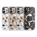 iPhone 16 Pro Max Halloween Mix Pattern Black Impact Phone Case