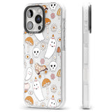 Cute Ghost and Skulls Pattern Impact Magsafe Phone Case for iPhone 16 Pro, iPhone 16 Pro Max