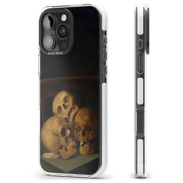 Still Life of Three Skulls Impact Magsafe Phone Case for iPhone 16 Pro, iPhone 16 Pro Max