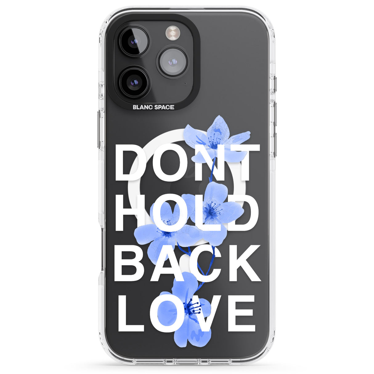 Don't Hold Back Love - Blue & White