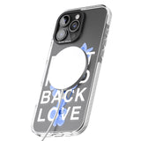 iPhone 16 Pro Max Don't Hold Back Love - Blue & White Black Impact Phone Case