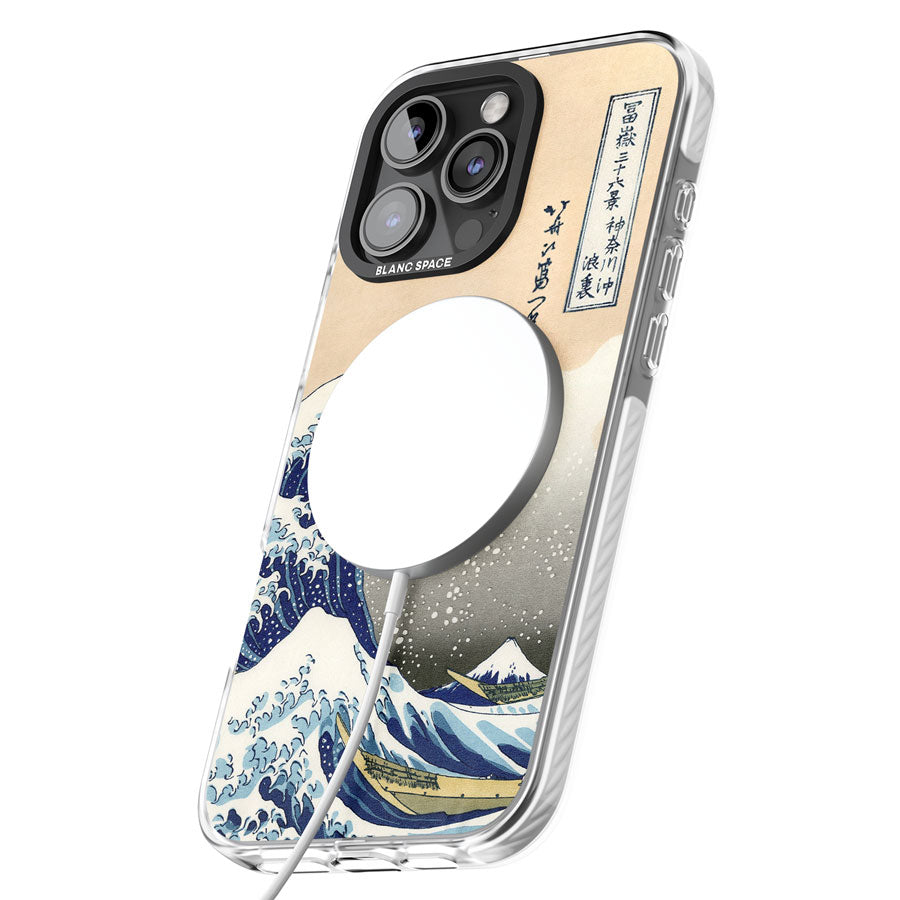 Great Wave Impact Magsafe Phone Case for iPhone 16 Pro, iPhone 16 Pro Max