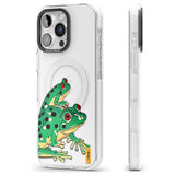 Matsumoto Hoji Frog Green Impact Magsafe Phone Case for iPhone 16 Pro, iPhone 16 Pro Max