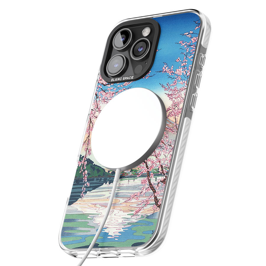 Mt. Fuji from Lake Kawaguchi Impact Magsafe Phone Case for iPhone 16 Pro, iPhone 16 Pro Max