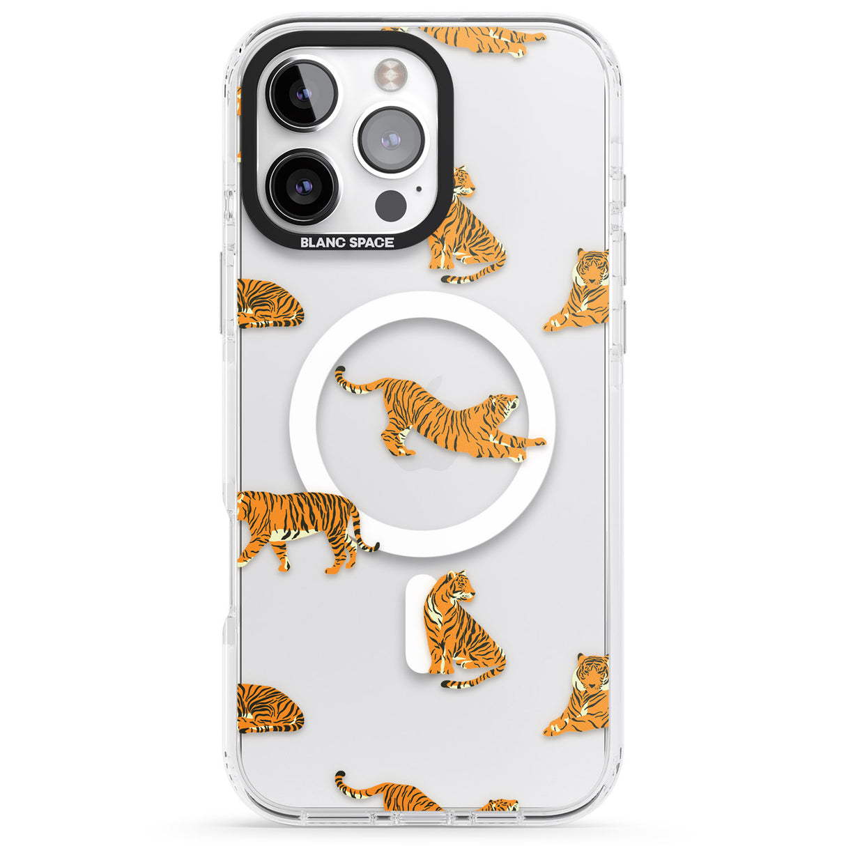 Clear Tiger Jungle Cat Pattern