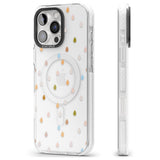 iPhone 16 Pro Max Raindrops Black Impact Phone Case