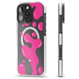 iPhone 16 Pro Max Pink Lava Lamp Black Impact Phone Case