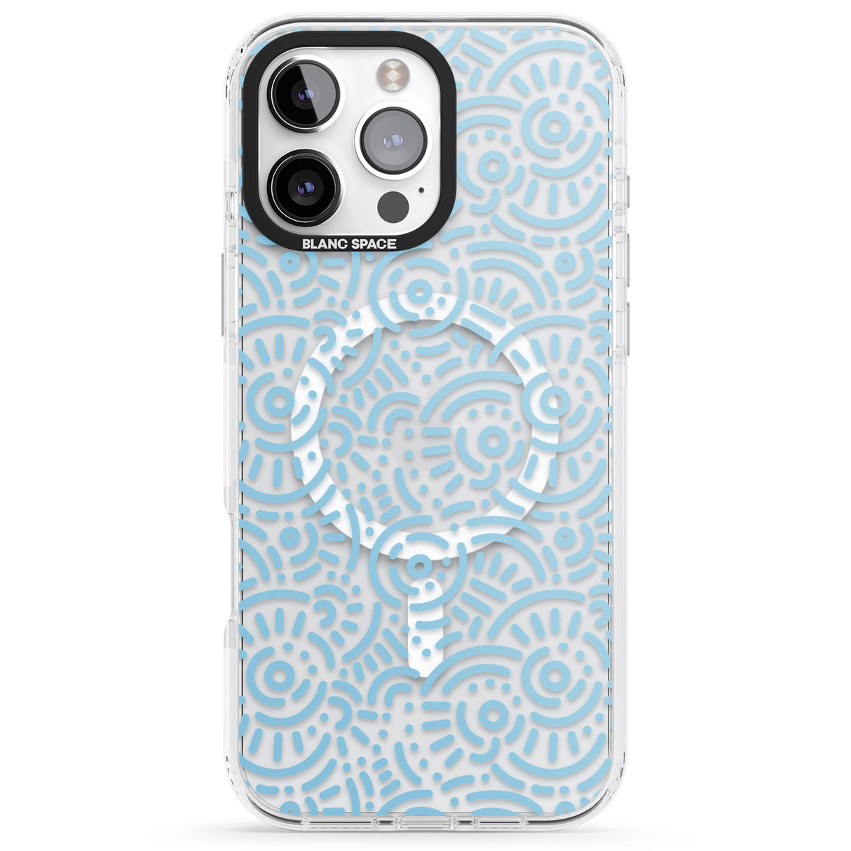 Light Blue Pattern Memphis Retro Pattern Design