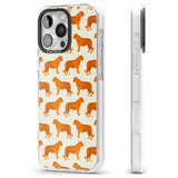 iPhone 16 Pro Max Trendy Tiger Patterns Tigers On Khaki Black Impact Phone Case