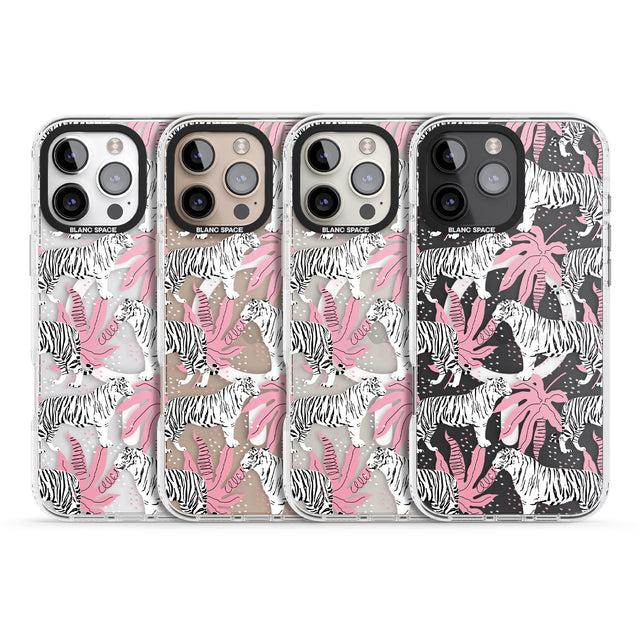 iPhone 16 Pro Max Tigers Within Black Impact Phone Case