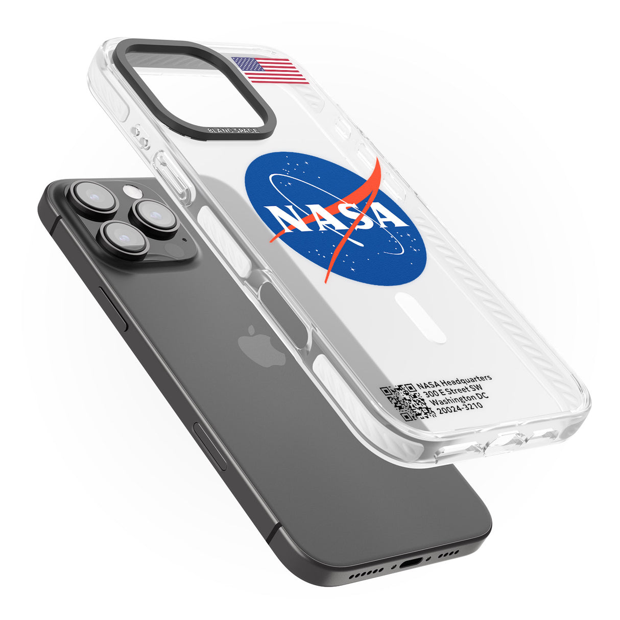 iPhone 16 Pro Max NASA Meatball Black Impact Phone Case