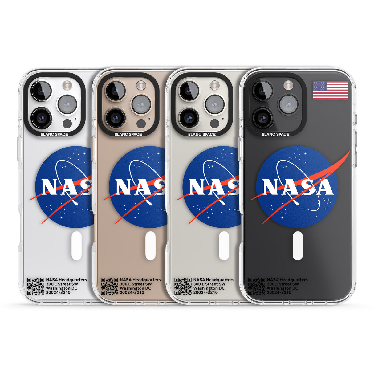 iPhone 16 Pro Max NASA Meatball Black Impact Phone Case