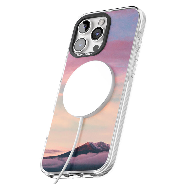 iPhone 16 Pro Max Cloudy Sunset Photograph Black Impact Phone Case