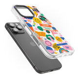 iPhone 16 Pro Max Nostalgic Stickers #1 Black Impact Phone Case