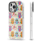 iPhone 16 Pro Max Forrest Owl Clear Pattern Black Impact Phone Case