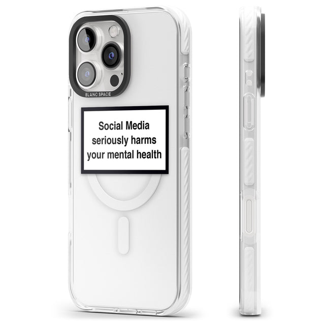 iPhone 16 Pro Max Social Media Quote Black Impact Phone Case