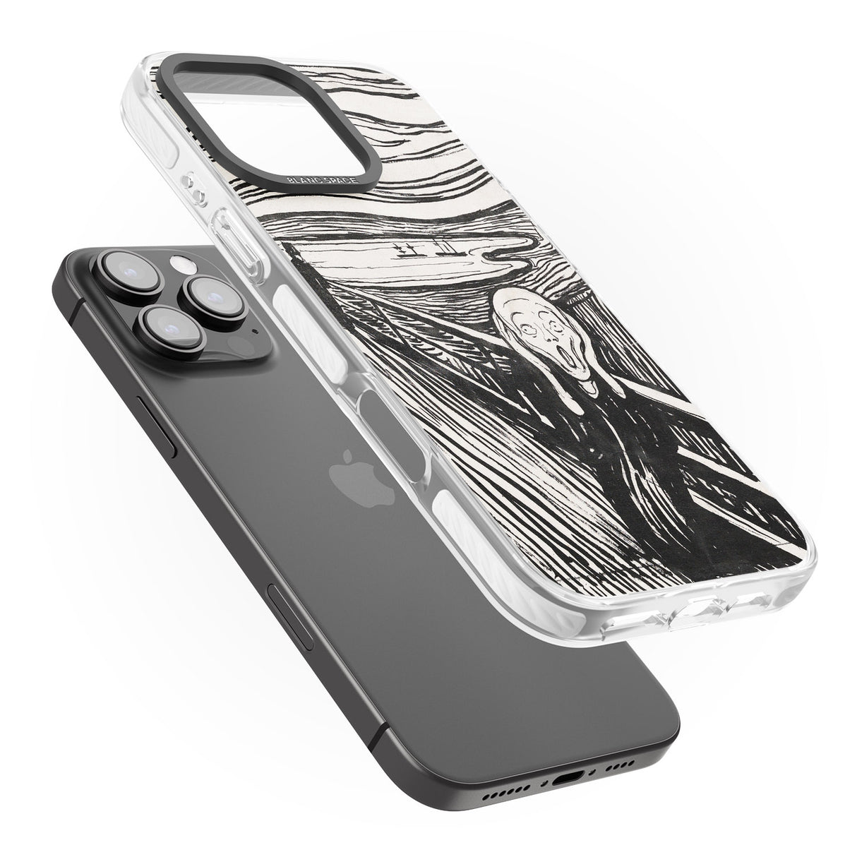 iPhone 16 Pro Max The Scream Black Impact Phone Case